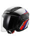 LS2 Of616 Airflow Ii Jet Helmet ECE 22.06 1500gr Rush White/Blue/Red