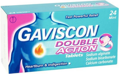 Gaviscon Dual Action 24 chewable tabs