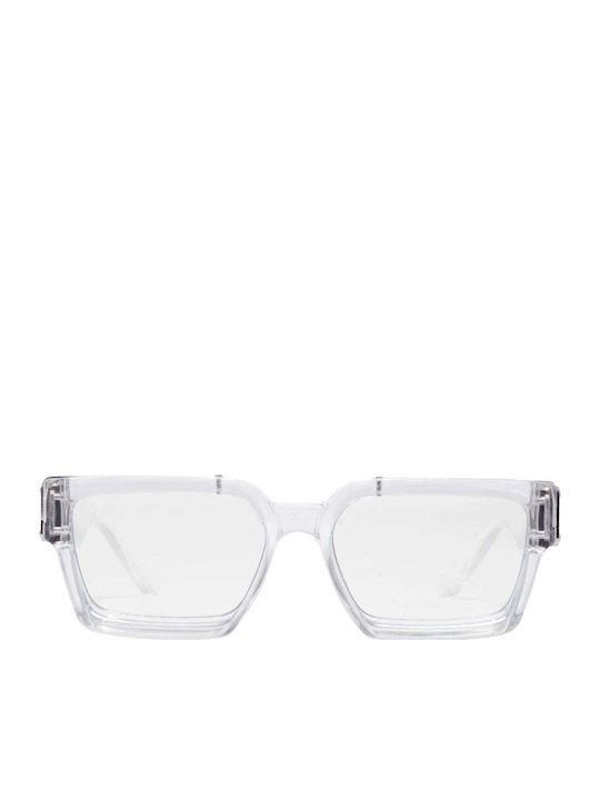 Olympus Sunglasses Cerberus Small Unisex Γυαλιά Ηλίου με Διάφανο Κοκκάλινο Σκελετό και Γκρι Φακό 8264260186760