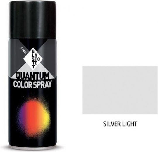 Quantum Σπρέι Βαφής με Μεταλλικό Εφέ Silver Light Silver Light 400ml