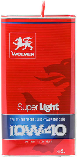 Wolver Συνθετικό Λάδι Αυτοκινήτου 10W-40 5lt