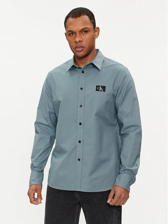 Calvin Klein Langärmlig Jeans Hemd Blue