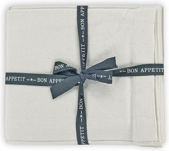 Zaros Τραπεζομάντηλο Λευκό 140x220εκ.