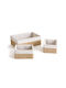 La Redoute Interieurs Set of Decorative Baskets Straw with Handles Beige 3pcs