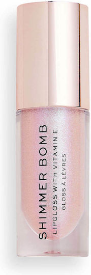 Revolution Beauty Shimmer Bomb Lip Gloss Pink 4.6ml