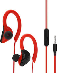 Music Taxi X-603 In-ear Handsfree με Βύσμα 3.5mm Κόκκινο