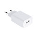 GloboStar Încărcător Fără Cablu cu Port USB-A 5W Albς (79708)