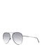 Ana Hickmann Damen Sonnenbrille mit Gray Metall Gestell und Gray Linse