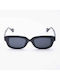 AV Sunglasses Brooklyn Damen Sonnenbrille mit Schwarz Kunststoff Gestell und Schwarz Linse