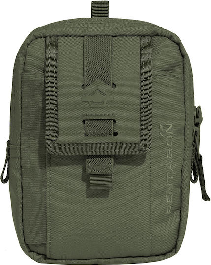 Pentagon Axon Military Pouch Belt made of Polyester Olive Green 0.8lt