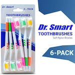 Manual Toothbrush 6pcs