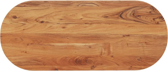 vidaXL Wooden Placemat Brown 100x40cm