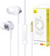 Baseus Encok In-ear Handsfree με Βύσμα 3.5mm Λευκό