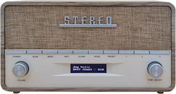 Denver DAB-36 Tischplatte Stromquelle Batterie Beiges Radio