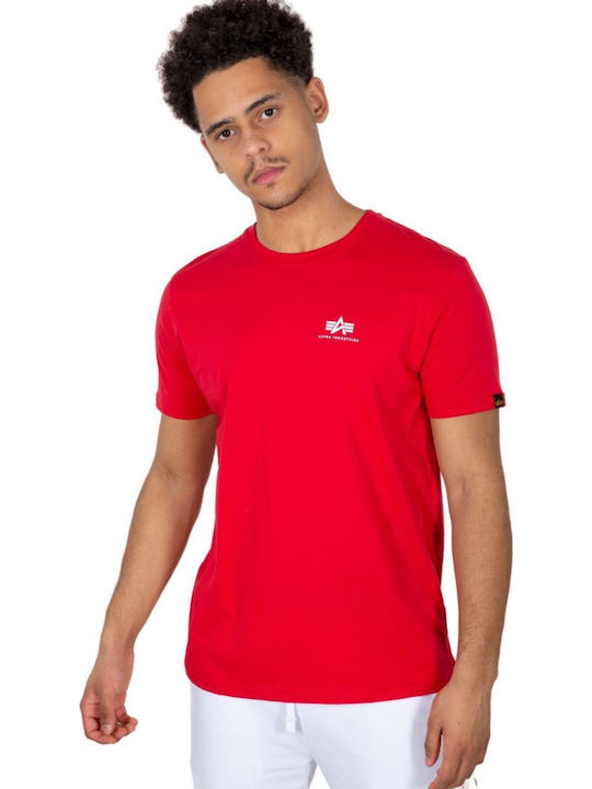 Alpha Industries Backprint Т Спортна Тениска Че...