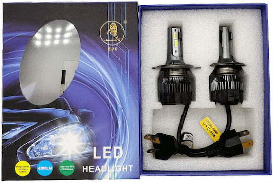 EJC Λάμπες Αυτοκινήτου H4 LED 12V 72W 2τμχ