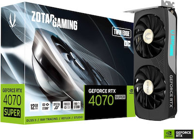 Zotac GeForce RTX 4070 Super 12GB GDDR6X Twin Edge OC Κάρτα Γραφικών