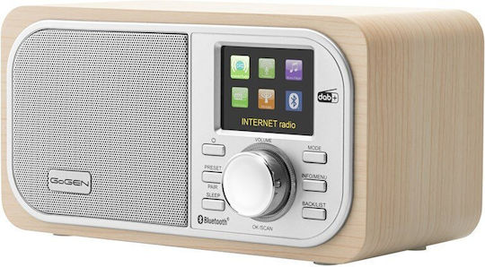 GoGEN IR237BTDAB Επιτραπέζιο Ραδιόφωνο Ρεύματος DAB+ με Bluetooth και USB Καφέ