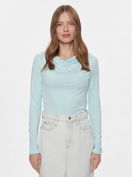Vero Moda Bluza de Damă Mânecă lungă Blue
