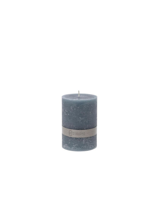 Zaros Decorative Candle Gray 7x10cm 1pcs