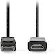 Nedis Cablu HDMI de sex masculin - HDMI de sex masculin 3m Negru