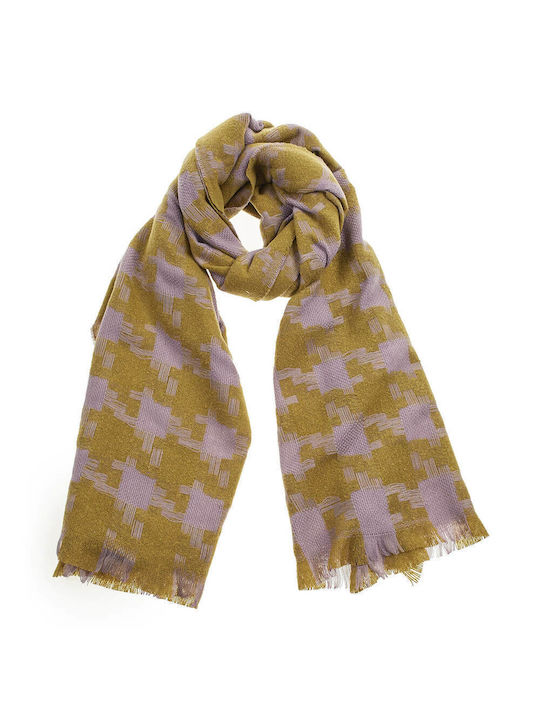 Verde Women's Wool Scarf Yellow