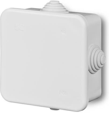 Eurolamp Surface Mounted Electrical Box IP55 in Gray Color