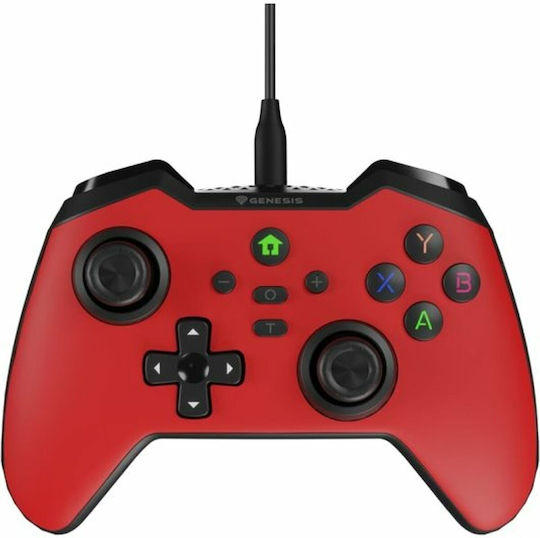 Genesis Mangan 300 Cu fir Gamepad pentru Android / PC / Switch Roșu