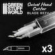 Green Stuff World Metal Swivelhead Refill Blades Ανταλλακτικές Λεπίδες Μοντελισμού 3τμχ Ανταλλακτικά για Επαγγελματικό Μεταλλικό Κοπίδι με Περιστρεφόμενη Κεφαλή x3