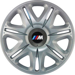 J-Tec Auto Radkappen Set Nascar mit Marke Bmw 4...