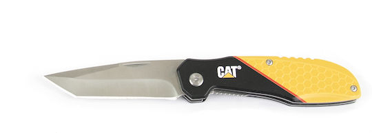 CAT Pocket Knife Purple with Blade made of Stainless Steel in Sheath