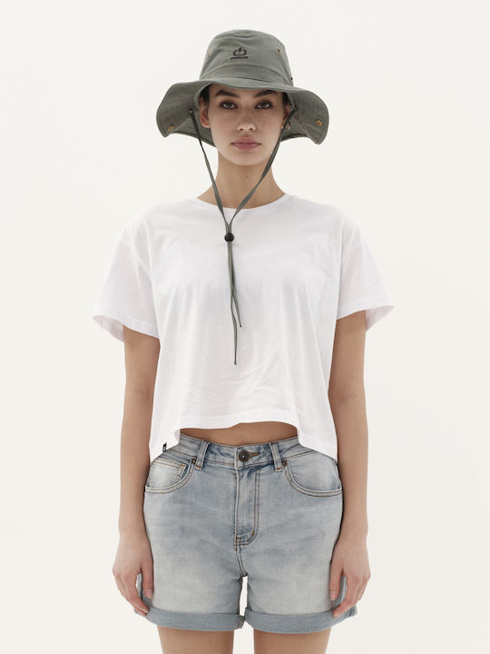 Emerson Women's Athletic Crop T-shirt White