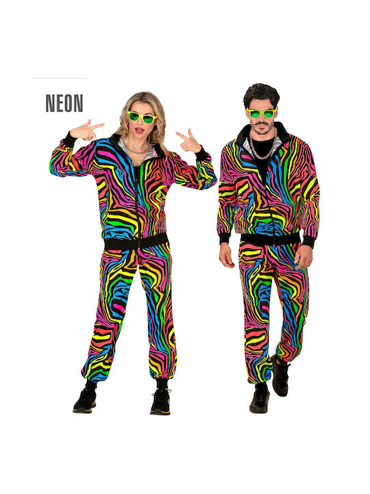 Carnival Costume Neon Rainbow Tracksuit