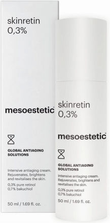 Mesoestetic Skinretin 0,3% Cremă de Față de Noapte pentru Anti-îmbătrânire și Strălucire cu Retinol și Centella Asiatica 50ml