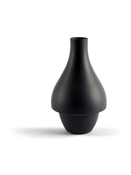 Decorative Vase Ceramic Black 30x30x30cm 1pcs