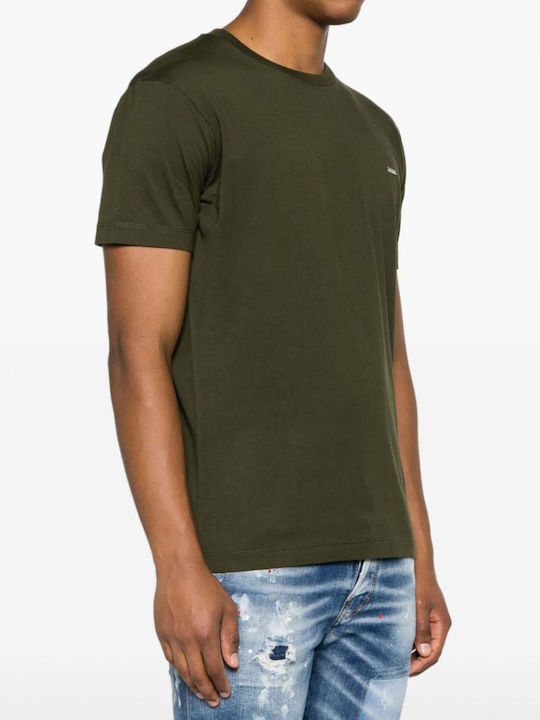 Dsquared2 Cool Herren T-Shirt Kurzarm Grün