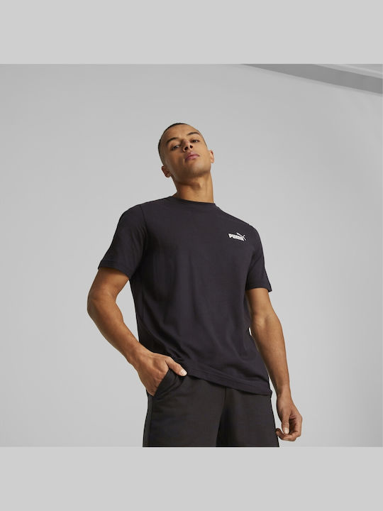 PUMA Ess+ 2 Col T-Shirt Schwarz