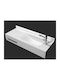 Sanitec 703 Half Wave Single An der Wand montiert Aufgesetztes Waschbecken Porzellan cmcm Weiß