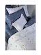 Down Town Home Sheet Set Semi-double Cotton Blue 200x270cm 4pcs
