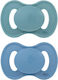 Lullaby Planet Pacifiers Rubber Ocean Teal & Dove Blue for 6+ months 2pcs