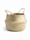 La Redoute Interieurs Dekorativer Korb Korbweide mit Griffen Beige 30x30cm