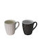 Viosarp Mug Ceramic Multicolored 2pcs