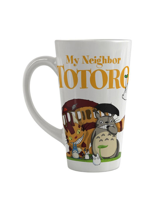 Koupakoupa Totoro And Cat Cană Ceramică Multicoloră 450ml 1buc