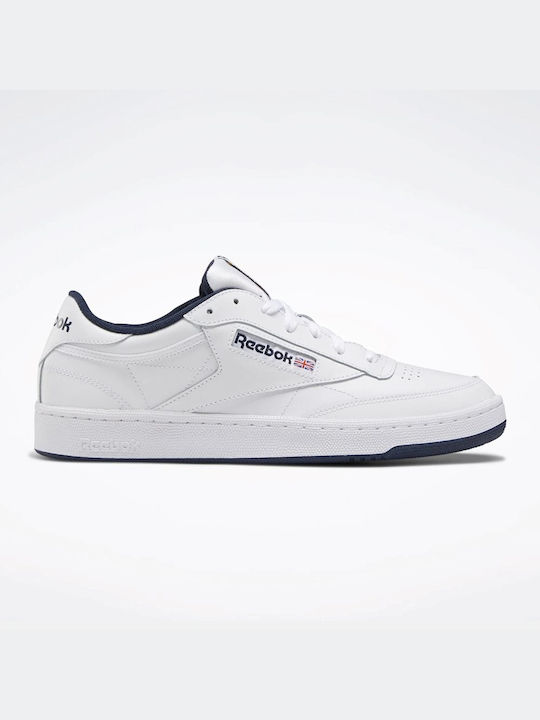 Reebok Club C 85 Ανδρικά Sneakers Λευκά