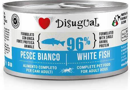 Disugual Wet Food Dogs in Cans with Fish Grain-Free & Gluten-Free 150gr