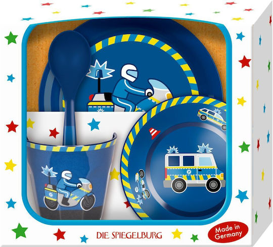 Die Spiegelburg Police Plastic Kids' Lunch Set x x 10cm