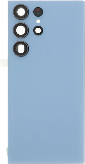 Batterieabdeckung Blau für Galaxy S23 Ultra