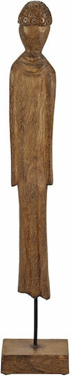 Zaros Διακοσμητικό Ζωάκι από Ξύλο 10x10x54cm