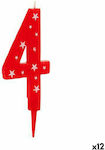 Birthday Candle Number "4" 12pcs S3624796