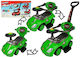 Mega Car Baby Push Walker Ride On with Parental Handle for 12+ Months Green